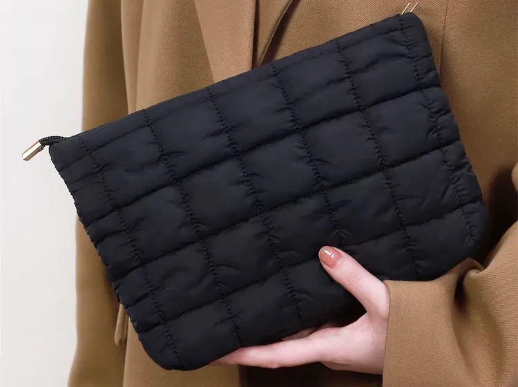 Quilted Makeup Bag