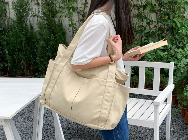 Travel Canvas Tote