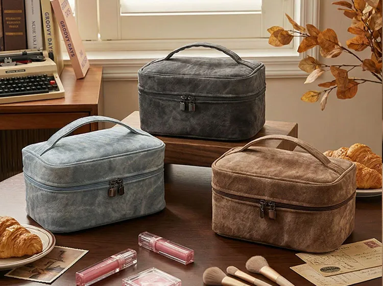 Velvet Makeup Bag