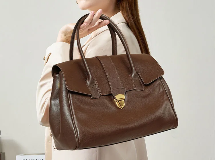 office leather handbag