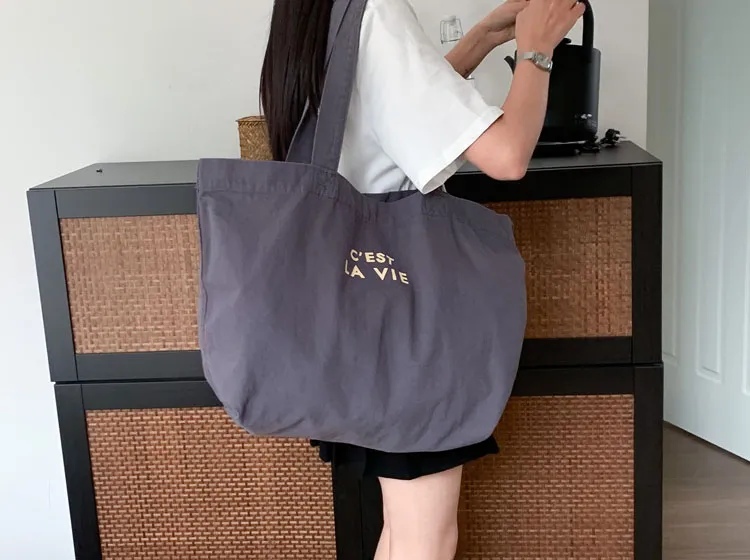 oversize canvas tote
