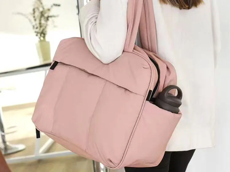 puffer travel duffle bag